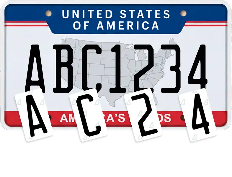 Anti-radar stickers (4 pcs)